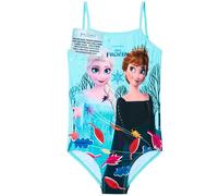Get Trend Disney Frozen Bañador Niña Bebe Traje de Baño Natación de Pieza Única para Piscina y Playa Cómodo Bañadores de Natación Niña (7-8 Años, Azul Frozen)