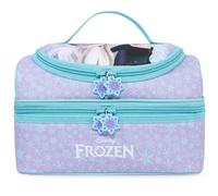 Get Trend Disney Frozen Bolsa de Almuerzo Infantil 3L, Elsa y Anna, 2 Compartimentos, Lunch Bag Perfecta para Colegio, Guardería o Snack, Idea de Regalo Niña (Violeta Frozen)