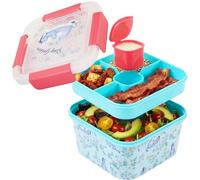 Get Trend Disney Igor Fiambrera Infantil 1.8l Bento Box Kids Sin BPA, Con Compartimentos Y Recipiente Para Salsa, Bento Lunch Box Para Colegio Y Guarderia, Regalos Para Niñas (Multi Eeyore)