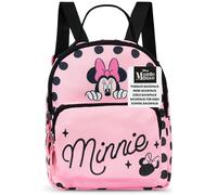Get Trend Disney Minnie Mochilas Niñas Bebe Bolso Mochila Guardería Bolsas Pequeñas con Correas Ajustables para Preescolar Viajes (Rosa Minnie Mouse)