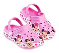 Get Trend Disney Minnie Mouse Zuecos Niña, Pantuflas Niña Antideslizantes y Transpirables, Zapatillas Verano, Zapatillas de Casa y Jardín (29-30.5 EU, Rosa Minnie)