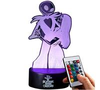 Get Trend Disney The Nightmare Before Christmas LED Lampara Noche, Alimentado por USB y Batería Lamparas con 16 Colores, 4 Modos con Brillo Ajustable (Multi Jack)