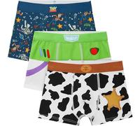 Get Trend Disney Toy Story Calzoncillos Niño 2-7 Años, Pack de 3 Boxers Infantiles de Algodón con Cintura Elástica, Ropa Interior, Regalo Niño (3-4 Años, Multi Toy Story)