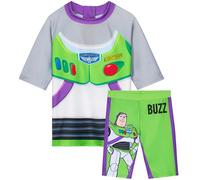 Get Trend Disney Toy Story Conjunto de Bañador Niño Bañador Natacion Bebe Set de Baño 2 Piezas con Camiseta y Pantalón (3-4 Años, Rojo Toy Story)