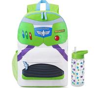 Get Trend Disney Toy Story Mochila Niño y Botella Agua 500 ml, Buzz Lightyear, Mochila Escolar con Cremallera y Botella Sin BPA, Regalo Niños Original (Multi Buzz)