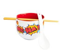 Get Trend Dragon Ball Bol Ramen 600ml con Palillos y Cuchara, Juego 3 Piezas Cuencos Ceramica Japonés para Sopa Fideos Noodles, Vajilla Hogar y Cocina (Multi Dragon Ball)
