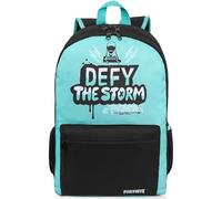 Get Trend Fortnite Grande Mochila Niño, 46 cm Mochila Escolar y Viaje, Tirantes Acolchados, Ajustable para Colegio y Ocio, Regalo Gamer (Azul Fortnite)