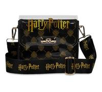 Get Trend Harry Potter Bolso Niña Chica Mujer Bandolera con Hogwarts Monedero Pequeño Bolso Cruzado con Correa Ajustable Regalos para Niñas (Negro Harry Potter)