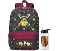Get Trend Harry Potter Mochila Niña y Botella 500 ml, Mochila Escolar Deporte y Ocio, Botella Sin BPA, Regalo Niña