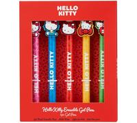Get Trend Hello Kitty Boligrafos Borrable Set de 5 Bolígrafo Gel con Tinta Azul Ideal para Material Escolar y Papeleria Bonita Ideas Regalo (Hello Kitty)