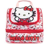 Get Trend Hello Kitty Bolsa Termica Infantil 3D, Sanrio Lunch Bag con Doble Compartimento y Asa, Bolsa Isotermica para Colegio, Picnic o Excursiones, Regalo Niña (Multi Hello Kitty)