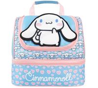 Get Trend Hello Kitty Cinnamoroll Bolsa Termica Infantil 3D, Sanrio Lunch Bag con Doble Compartimento y Asa, Bolsa Isotermica para Colegio, Picnic o Excursiones, Regalo Niña (Multi Cinnamoroll)