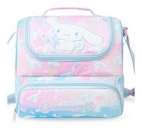 Get Trend Hello Kitty Cinnamoroll Bolsa Termica Infantil Sanrio, Lunch Bag con Doble Compartimento, Asa y Correa Ajustable, Bolsa Isotermica para Colegio y Picnic, Regalo Niña (Multi Cinnamoroll)