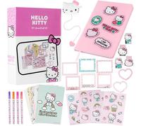 Get Trend Hello Kitty Sanrio Album Scrapbook con Cuaderno Boligrafos Pegatinas, Material Escolar y Papeleria Aesthetic, Kit Manualidades Niños (Multi Hello Kitty)