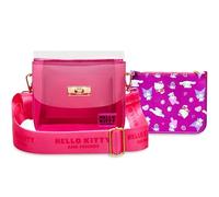 Get Trend Hello Kitty Sanrio Bolso Niña Chica Kuromi Kawaii Bolso Bandolera con Monedero Pequeño con Cremallera Viajar Comprar Anime Regalo Niñas (Rosa Hello Kitty)