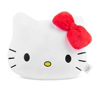 Get Trend Hello Kitty Sanrio Cojines Sofa Cama 3D, Peluche Kawaii Anime, Decoracion Dormitorio para Mujeres, Adolescentes y Niños (Blanco Hello Kitty, L37 x W32)