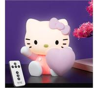 Get Trend Hello Kitty Sanrio Lámpara LED Recargable USB con Mando y 3 Modos de Iluminación, Luz Silicona de Noche Decorativa para Dormitorio y Hogar (Hello Kitty)