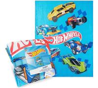Get Trend Hot Wheels Manta Forro Polar, 130x150cm, Oeko-Tex | Mantas Invierno Verano Suave para Cama, Sofa, Viaje o Decoracion Dormitorio, Idea Regalos para Fans