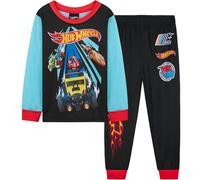 Get Trend Hot Wheels Pijama Niño Manga Larga, Conjunto Pijama para Niños y Adolescentes, Lounge Set, Ropa de Dormir, Regalo Gamer (6-7 Años, Multi Hot Wheels)