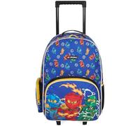 Get Trend Lego Ninjago Mochila Trolley Infantil 2 en 1, Bolsa de Viaje con Ruedas y Estructura Metálica, Mochila Cabina Ruedas, Regalo Niño (Multi Lego)