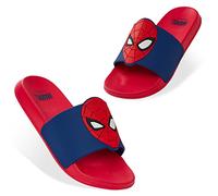 Get Trend Marvel Chanclas Niño Spiderman - Zapatillas Casa Niño Verano - Chanclas Playa Niño - Chanclas Piscina Niños Tallas 28-34 (Rojo/Azul, 34 EU)