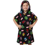 Get Trend Marvel Spiderman Toallas de Baño Playa y Piscina Toalla Capucha Niño Poncho Toalla Cambio de Bata Infantil Adolescente Suave y Absorbente (Multi Avengers, 10-13 Años)