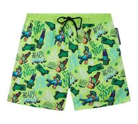Get Trend Minecraft Bañador Niño 7-14 Años, Pantalon Corto de Baño con UPF 50+, Forro de Malla, Bolsillos y Cintura Ajustable (11-12 Años, Verde Minecraft)
