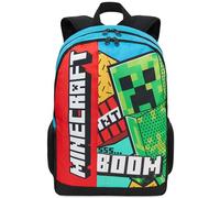 Get Trend Minecraft Grande Mochila Niño, 46 cm Mochila Escolar Niño Ajustable, Gran Capacidad para Colegio Viaje y Ocio, Regalo Gamer Niños (Multi Minecraft)