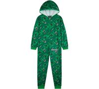 Get Trend Minecraft Pijama Entero Niño Adolescente, Pijama Polar Infantil de Una Pieza con Cremallera, Mono Cómodo para Invierno (13-14 Años, Verde Capucha Minecraft)