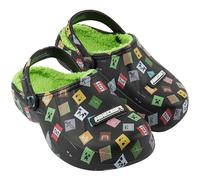Get Trend Minecraft Zuecos Niño Invierno Forrados, Zapatillas de Casa con Pelo Suave, Clogs Antideslizantes, Regalos para Niños (38/39 EU, Multi Minecraft)
