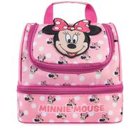 Get Trend Minnie Mouse 3D Bolsa Termica Infantil Niña, Lunch Bag, Bolsa Isotermica con Doble Compartimento, Asa y Cremallera, para Colegio, Excursiones o Picnic, Regalo Niña (Rosa Minnie)