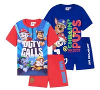 Get Trend Paw Patrol Pijamas Niños Conjunto Niño Verano Suave Pijama Corto Ropa de Dormir 2 Pack Marshall Rubble Ideas Regalo (5-6 Años, Multi Paw Patrol 2 Pack)