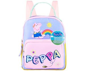Get Trend Peppa Pig Mochilas Niñas Bebe Bolso Mochila Guardería Bolsas Pequeñas con Correas Ajustables para Preescolar Viajes (Multi Peppa Pig)