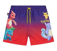 Get Trend Pokemon Bañador Niño 5-14 Años, Pantalon Corto de Baño, UPF 50+, Forro de Malla, Bolsillos y Cintura Ajustable, Secado Rápido (9-10 Años, Multi Pokemon)