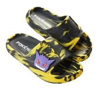 Get Trend Pokemon Chanclas Niño Tipo Slider, Pikachu Gengar Snorlax, Sandalias Niños Verano Abiertas para Uso Diario, Regalos de Anime (29/31 EU, Multi Marble)