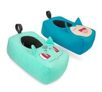 Get Trend Pokemon Zapatillas Casa Niño y Ado 28-38 | Pantuflas de Peluche 3D con Pikachu, 6 a 14 Años Forro Cálido, Antideslizantes, Regalo Niños