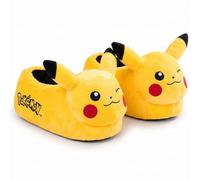 Get Trend Pokemon Zapatillas Hombre y Mujer, Pantuflas de Peluche 3D | Pikachu, Charmander, Squirtle, Bulbasaur y Snorlax, Zapatillas Casa Invierno con Suela Antideslizante, 40-45 EU