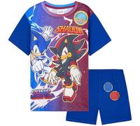 Get Trend Sonic The Hedgehog Pijamas Niños Conjunto Niño Verano Suave Shadow Pijama Corto Ropa de Dormir Ideas Regalo (9-10 Años, Azul Sonic 1 Pack)