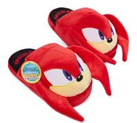 Get Trend Sonic the Hedgehog Zapatillas 3D Niño, Knuckles Pantuflas Invierno Suaves con Suela Antideslizante, Regalos para Niños (33/34 EU, Rojo Knuckles)