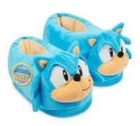 Get Trend Sonic the Hedgehog Zapatillas 3D Niño, Pantuflas Invierno Suaves con Suela Antideslizante, Regalos para Niños (29/30 EU, Azul Claro Sonic)