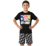 Get Trend Spy x Family Pijama Niño Verano, 7-16 Años, 100% Algodón, Conjunto de Camiseta Manga Corta y Pantalones Cortos, Regalos Niño (11-12 Años, Multi Spy Family)