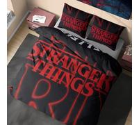 Get Trend Stranger Things Juego de Cama Doble con Funda Nórdica Infantil Reversible 200x200cm y Funda de Almohada, Accesorios Habitacion (Multi Stranger Things, Doble)