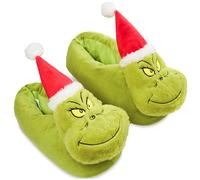 Get Trend The Grinch Zapatillas Casa Niños, 30-39, Pantuflas Invierno 3D Antideslizantes, Regalos Amigo Invisible para Navidad (Verde Grinch, 36/37 EU)
