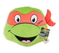 Get Trend Tortugas Ninja Cojin Decorativo 3D, Cojines Abrazar Sofá Cama, Peluche Kawaii Almohada para Niños Adolescentes, Ideas Regalo (Verde TMNT, L38 x W34)
