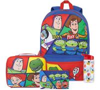 Get Trend Toy Story Grande Mochila Infantil 4 Piezas, 46 cm Mochila Escolar, Botella Agua 500ml, Estuche Escolar y Lonchera Niño Aislante (Multi Toy Story)