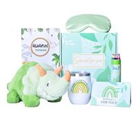 Get Well Soon - Cestas de regalo para niños, paquete de cuidado para niños, niñas, adolescentes, sentirse mejor, regalos para adolescentes pensando en ti, regalos de cumpleaños de dinosaurios para