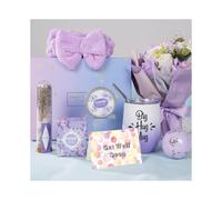 Get Well Soon Gifts for Women Luxurious Lavender Gift Basket Care Package for Sending Love Sickness Surgery Recovery Feel Better Sympathy S