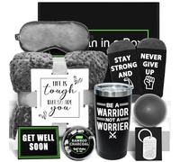 Get Well Soon Regalos para hombres - Paquete de cuidado Get Well Cesta de regalo - Regalos de cáncer después de la cirugía para hombres, papá, amigo, hermano, condolencias pensando en ti te sientes