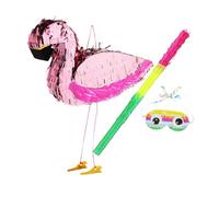 GETAJGHSD 1 Juego Flamingo Piadata Favores De Fiesta De Flamencos Decoraciones De Cumpleaños De Flamencos Decoraciones Para Fiestas Temáticas De Flamencos Piñata Cinco De Mayo Rosa Papel