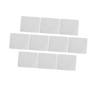 GETAJGHSD 10 Piezas Alfombrilla de Ratón Blanco para Sublimación de Base de Goma Antideslizante para Manualidades y Personalización Compatible con Ordenadores y Laptops